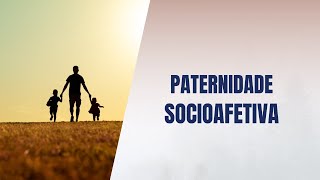 Paternidade socioafetiva [upl. by Leribag]