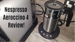 Nespresso Aeroccino 4 Milk Frother Review  Worth upgrading from the Aeroccino 3 [upl. by Domonic]