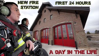 First 24 Hours in a New Fire Station  A Day in the Life [upl. by Llevram]