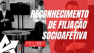 DIREITO DE FAMÍLIA Reconhecimento de filiação socioafetiva [upl. by Annaeel]