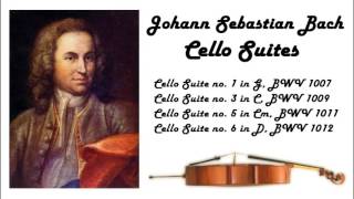 Johann Sebastian Bach  Cello suites in 432 Hz great for reading or studying [upl. by Elvie]