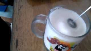 Aerolatte Review Frothing Cold Milk In Under 1 Minute [upl. by Alehtse]